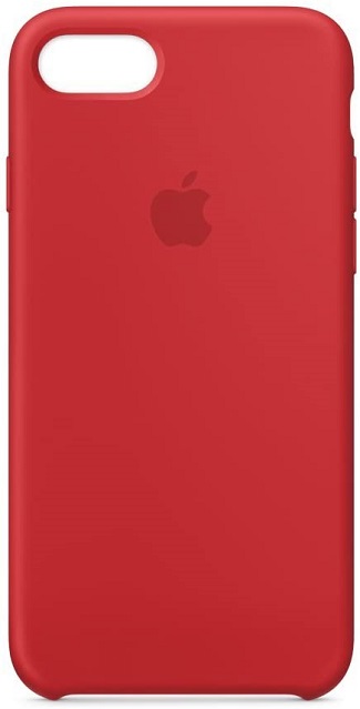 Apple iPhone 8 7 Silicone Case RED